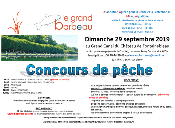 concours de peche au grand canal