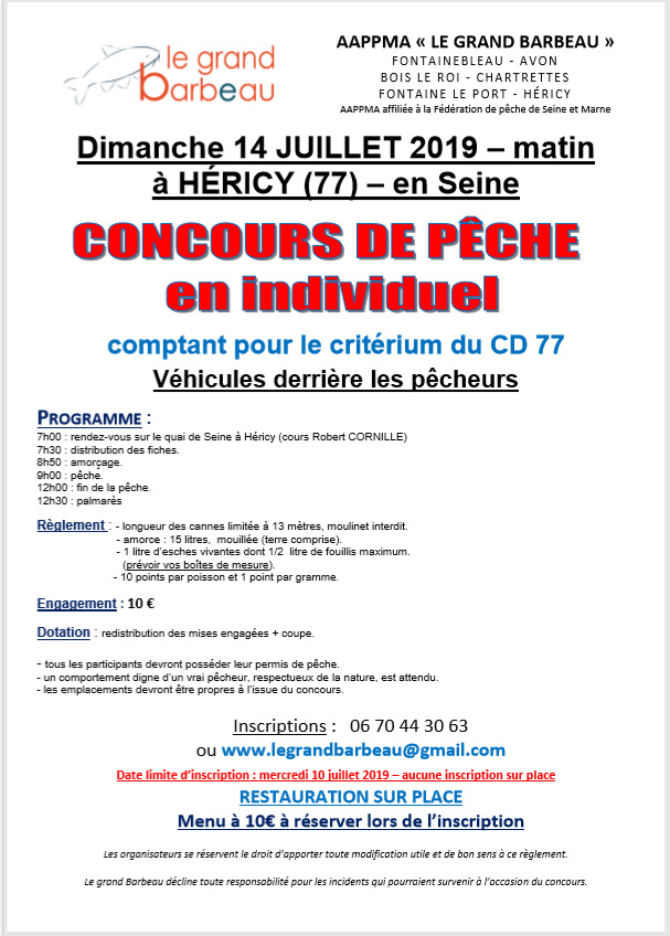 concours Hericy 2019