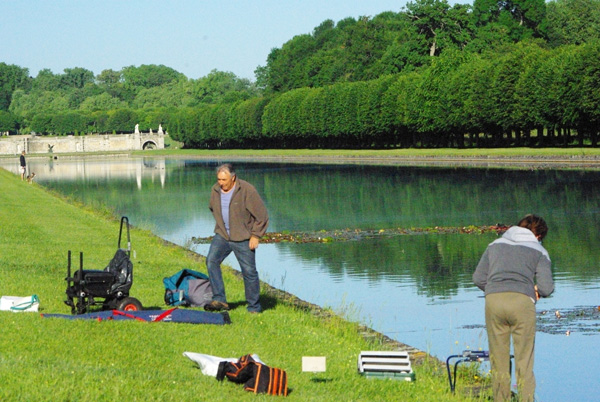 Concours de peche au grand canal de fontainebleau