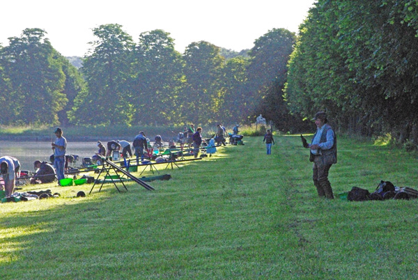 Concours de peche au grand canal de fontainebleau