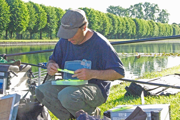 Concours de peche au grand canal de fontainebleau