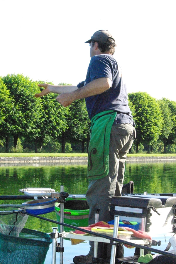 Concours de peche au grand canal de fontainebleau