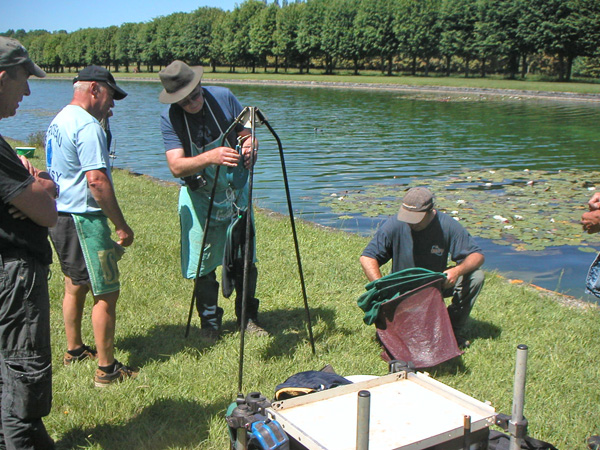 concours de peche au grand canal de fontainebleau