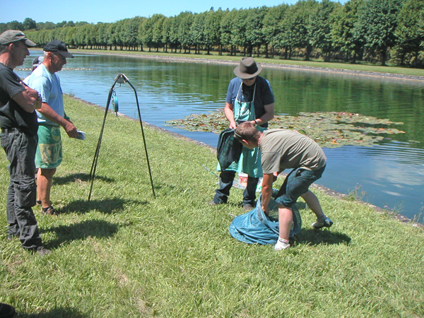 concours de peche au grand canal de fontainebleau