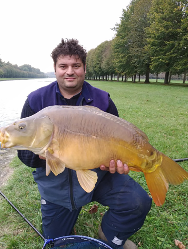 carpe de 13.5 kg au canal de fontainebleau