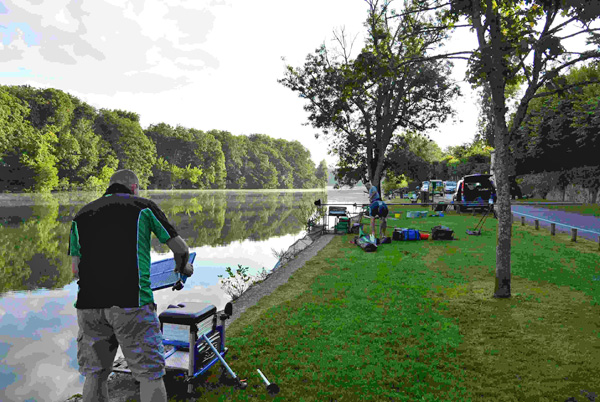 Concours de pêche à Hericy sur Seine en 2017