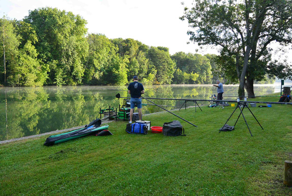 Concours de pêche à Hericy sur Seine en 2017