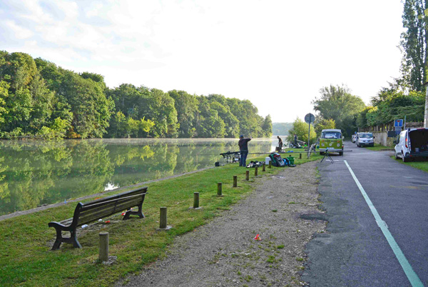 Concours de pêche à Hericy sur Seine en 2017