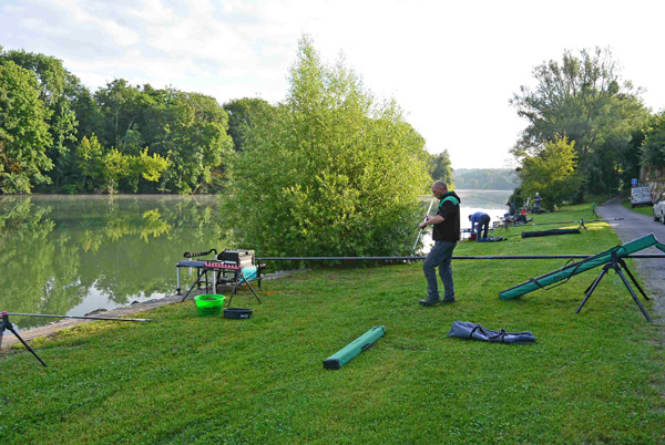 Concours de pêche à Hericy sur Seine en 2017