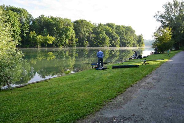 Concours de pêche à Hericy sur Seine en 2017