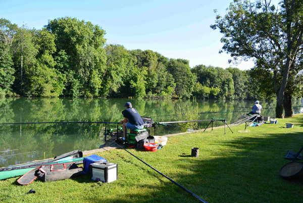 Concours de pêche à Hericy sur Seine en 2017