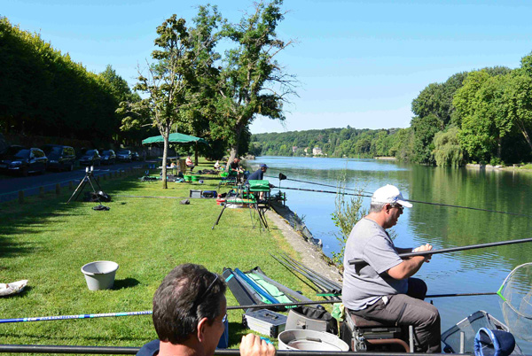 Concours de pêche à Hericy sur Seine en 2017