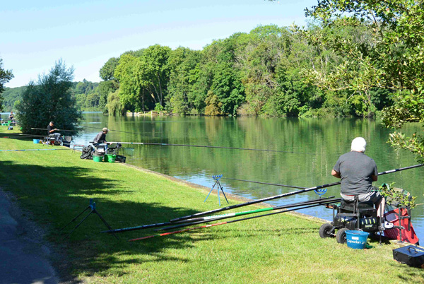 Concours de pêche à Hericy sur Seine en 2017