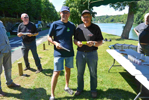 Concours de pêche à Hericy sur Seine en 2017