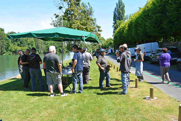 Concours de pêche à Hericy sur Seine en 2017