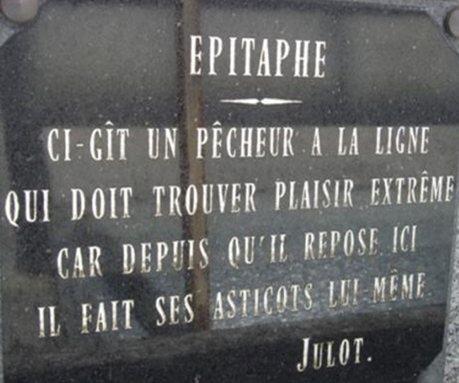 epitaphe de pecheur