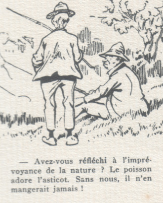 carricature de pêcheurs par Henriot