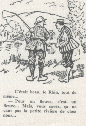 caricature de pêcheurs par Henriot