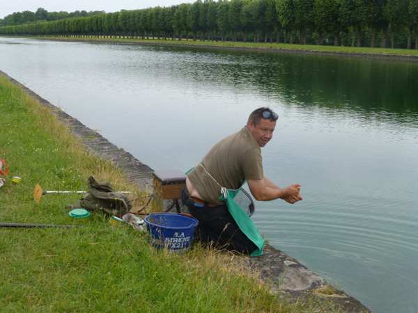 Concours de pêche au grand canal de fontainebleau