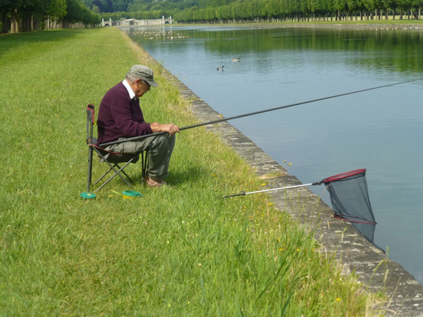 Concours de pêche au grand canal de fontainebleau