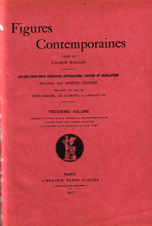 Figures contemporaines de Mariani