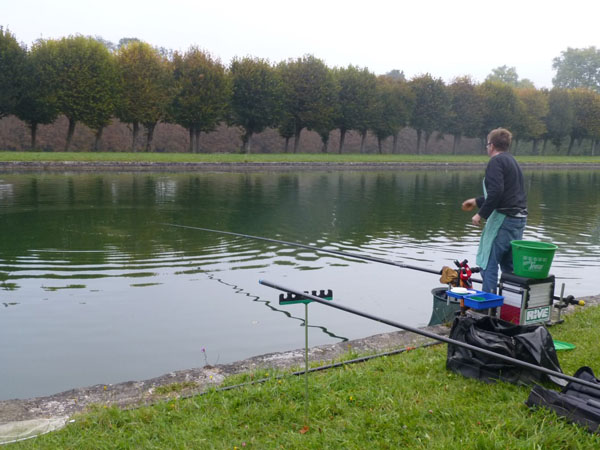 Concours de peche au grand canal de fontainebleau