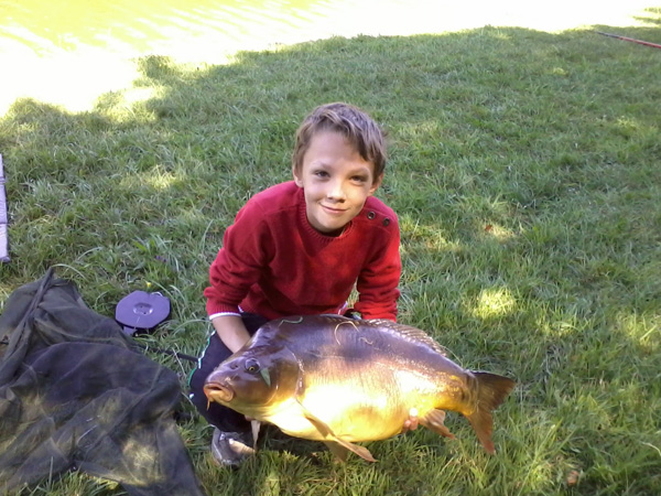 Prise de carpe au canal