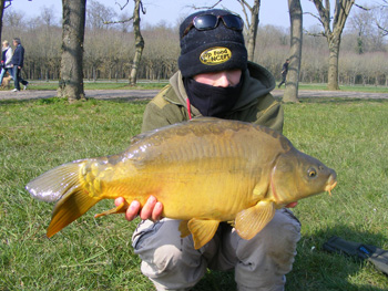 Prise de carpe au grand canal de fontainebleau