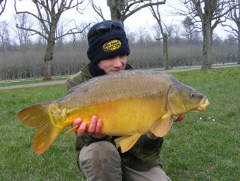 Prise de carpe au grand canal de fontainebleau