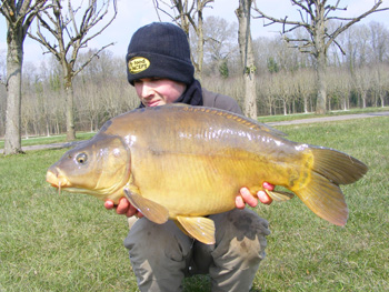 Prise de carpe au grand canal de fontainebleau