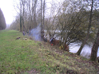 defrichage des bords de seine