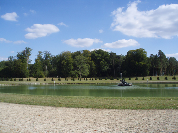 Peche a la mouche au chateau de fontainebleau