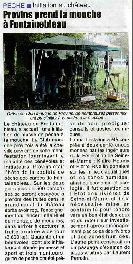 article sur les chateau prend la mouche