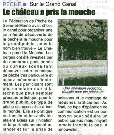 article le chateau prend la mouche