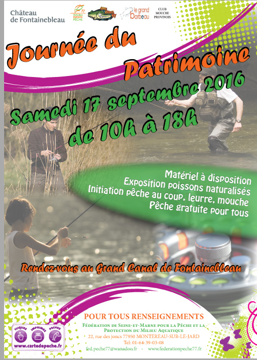 evenement mouche au grand canal de fontainebleau